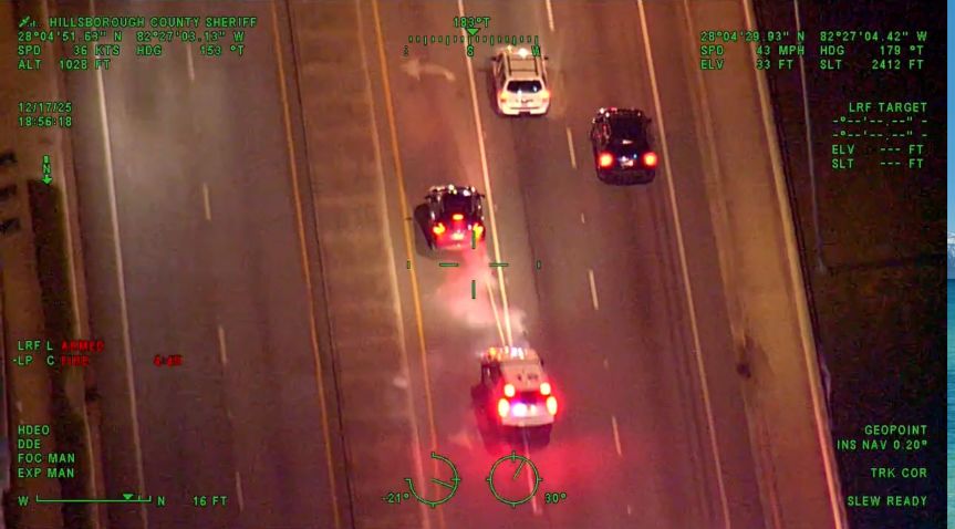 Tampa Deputies Use Grappler Technology to Stop Fleeing&nbsp;Driver